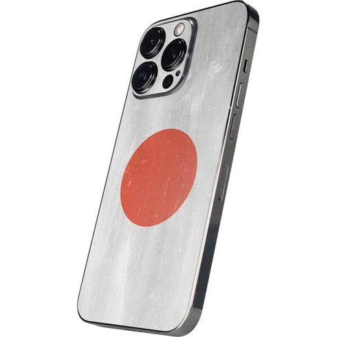 Japanese Flag Distressed iPhone 14 Pro Skin